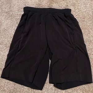 Men's Black Lululemon Athletic Shorts